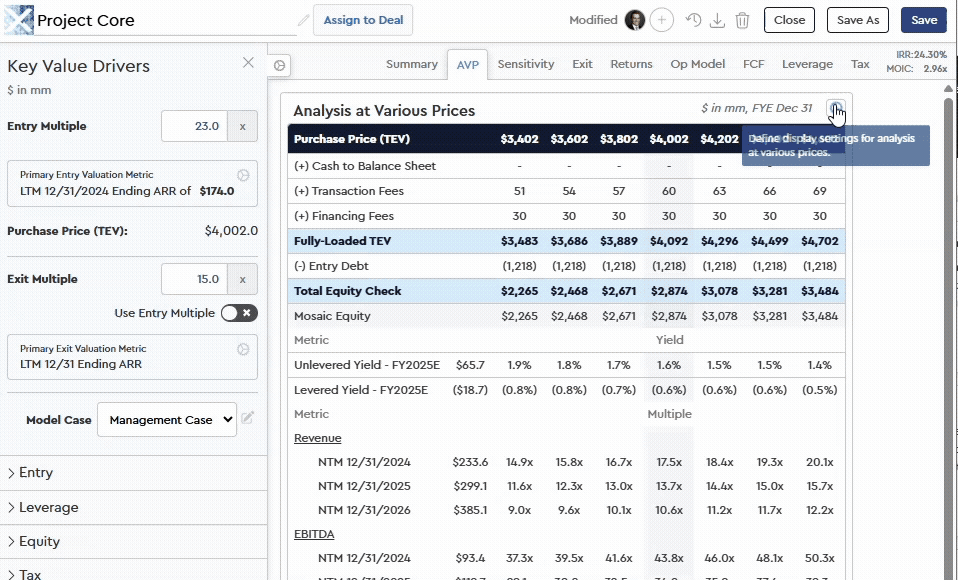Drive AVP by Purchase Multiple